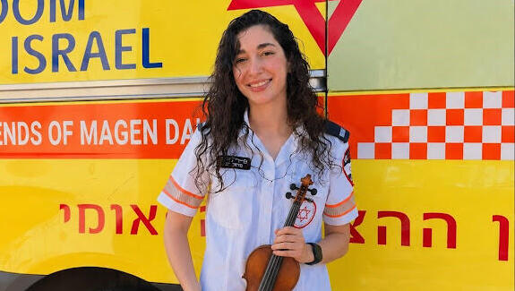 From violin to ambulance sirens: A Druze paramedic’s unusual journey