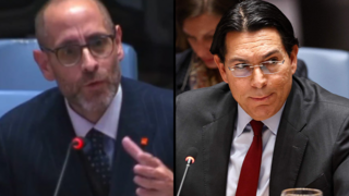 Israeli lawyer denounces Israel at UN, envoy fires back