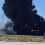 B-52 bomber crashes shortly after takeoff from US Air Force base in California | Watch