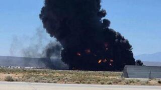 B-52 bomber crashes shortly after takeoff from US Air Force base in California | Watch