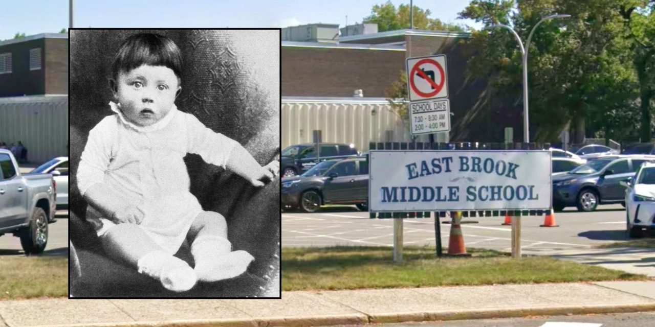 Hitler appears in the baby photos section of a New Jersey middle school