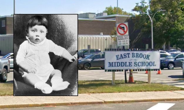 Hitler appears in the baby photos section of a New Jersey middle school