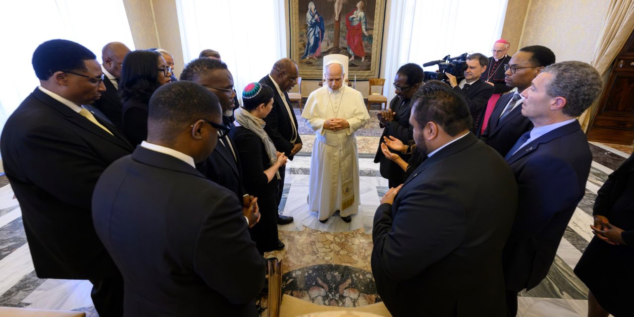 At the Vatican with Chicago’s mayor, a rabbi gave Pope Leo a White Sox kippah
