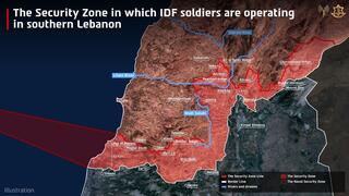 IDF publishes map of southern Lebanon deployment after Trump signs Iran memorandum