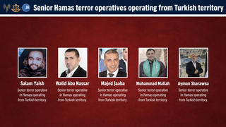 Dozens of West Bank terror attacks directed by Turkey-based Hamas operatives foiled, Shin Bet says