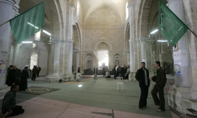 Hamas weapons cache found inside Gaza mosque