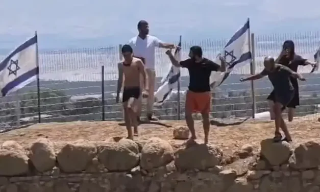 Watch: Tzvi Succot jumps into Herod’s Pool