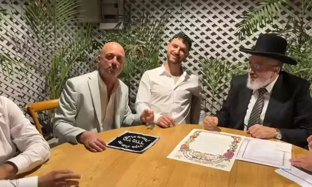 Watch: Couple who survived October 7 massacre celebrate wedding