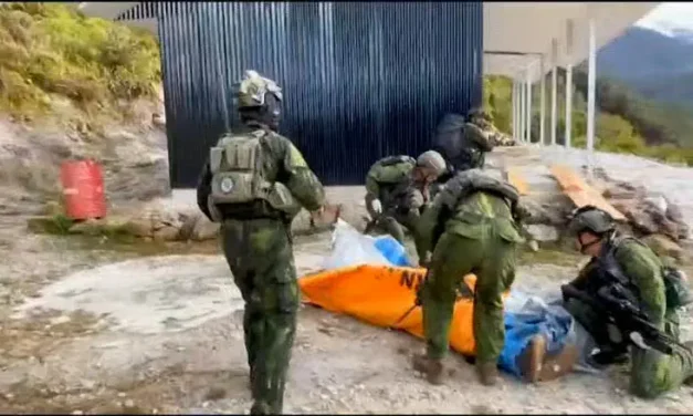 Dramatic footage: Body of murdered American pilot extracted from separatist region