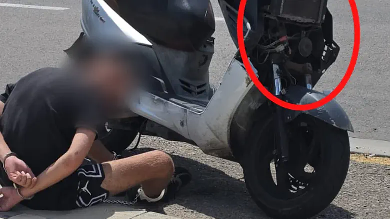 Watch: Drug trafficker drives into traffic while fleeing police