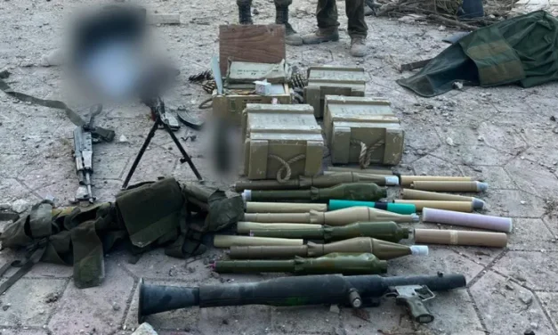 IDF finds over 150 weapons in southern Lebanon village