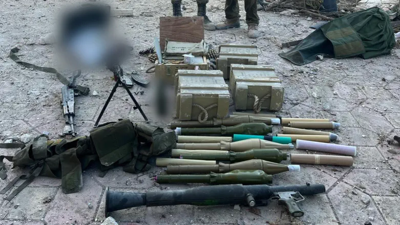 IDF finds over 150 weapons in southern Lebanon village