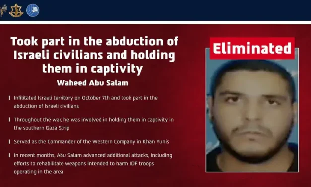 IDF eliminates Hamas commander involved in October 7 abductions