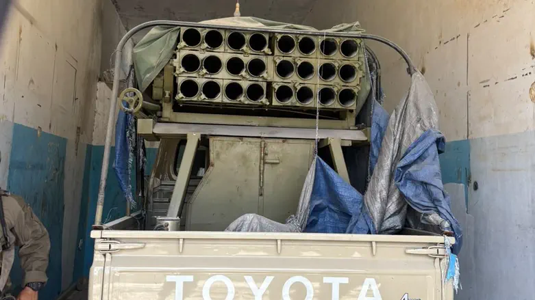 Footage from Lebanon: Weapons cache intended for attacks on Israel uncovered