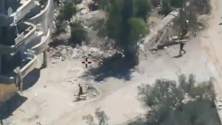 Hezbollah terrorists bearing antitank missiles eliminated