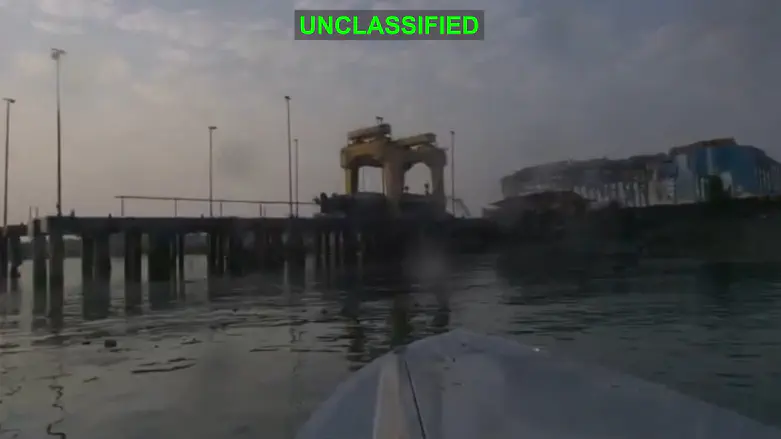 Watch: US sea-drone attack in Iran – from the drone angle