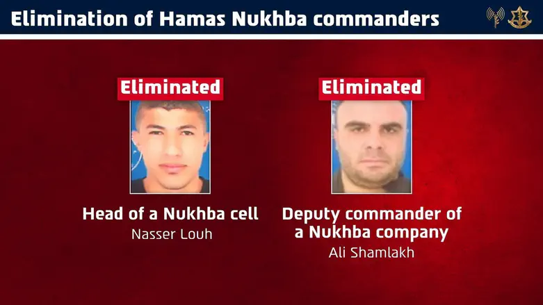 IDF eliminates two Hamas Nukhba commanders