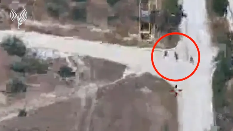 Watch: IDF strikes three Hezbollah terrorists in security zone