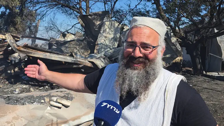 Havat Gilad resident vows to rebuild after devastating fire