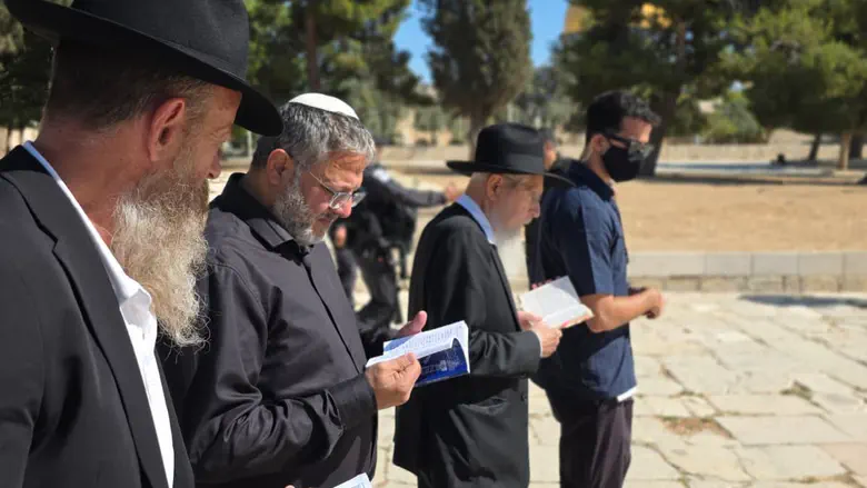 Watch: Minister Ben-Gvir ascends the Temple Mount