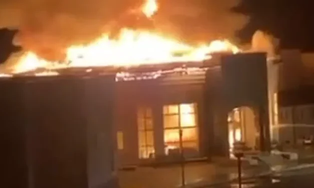 Massive fire at Ba’al Hatanya’s gravesite in Ukraine