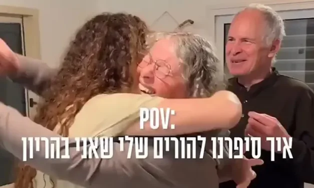 Heartwarming moment: Former hostages discover they are going to be grandparents
