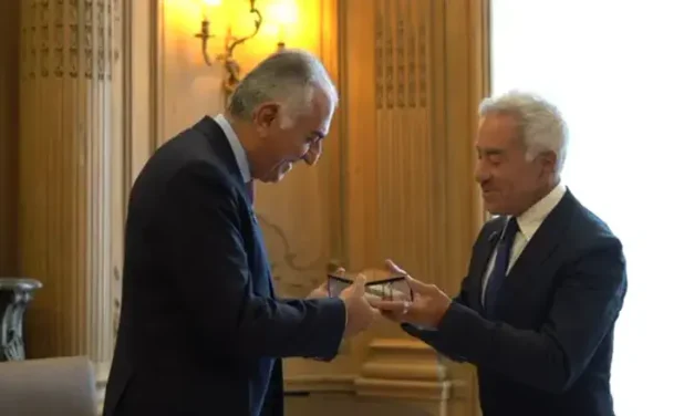 Watch: Mezuzahs for Israel and Iran’s future embassies