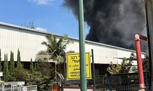 Watch: Massive fire erupts in Sderot industrial zone