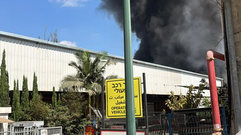 Watch: Massive fire erupts in Sderot industrial zone