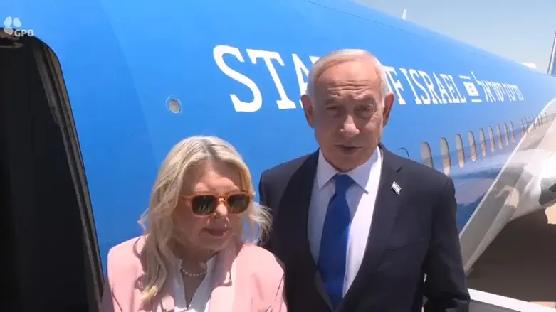 Netanyahu takes off for Washington as Iran tops agenda