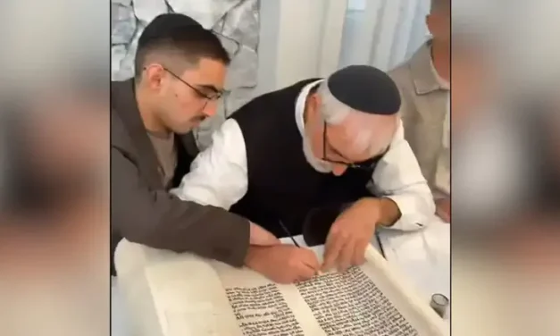 Two years in waiting: Rom Braslavski completes Torah started during his captivity