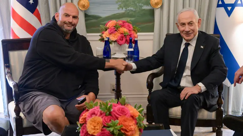 Netanyahu thanks Sen. Fetterman for standing with Israel during Washington meeting