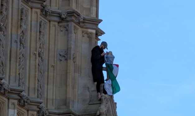 Pro-Palestine activist spared jail after 17-hour barefoot Big Ben protest cost UK taxpayers £92,000