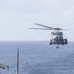 US Navy service member missing after helicopter lands in Arabian Sea