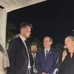 Herzog attends wedding of former Gaza hostages Sapir Cohen, Sasha Troufanov
