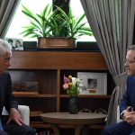 Rahm Emanuel meets Herzog, calls for ‘historic agreement’ on Israeli-Palestinian future