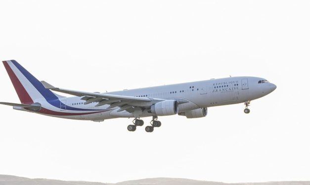 Despite restricting Israeli defense firms, Macron flew to Syria on jet equipped with Elbit system