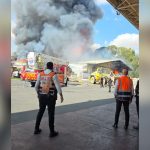 Massive fire breaks out in southern Israel factories, hazardous leak ruled out