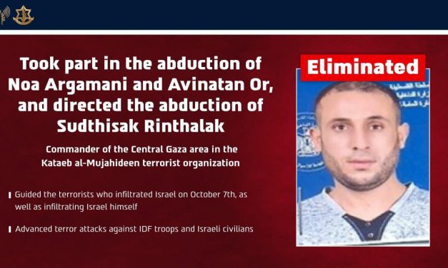 IDF kills terrorist who kidnapped Noa Argamani, Avinatan Or on October 7