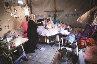 Gaza after war: Hamas intimidation, tent schools and weddings in ruins