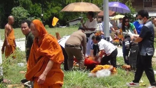 Boy, 11, drives pickup into Buddhist monks, killing 8 in Thailand