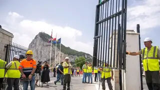 Gibraltar removes border fence with Spain under historic post-Brexit treaty