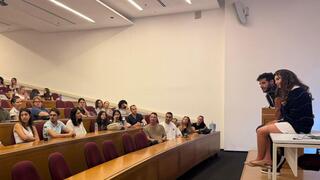 Nas Daily gives masterclass to Reichman University influencer students