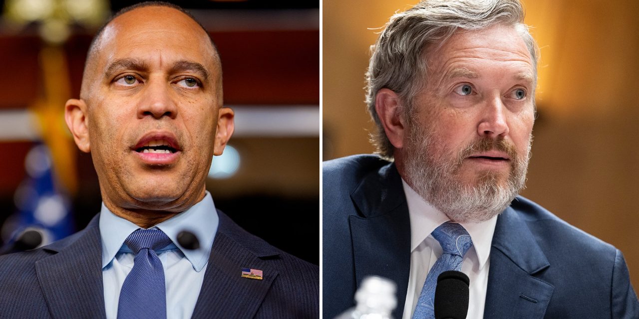 Jeffries opposes Massie bid to cut military aid to Israel, but says ‘change in direction is needed’