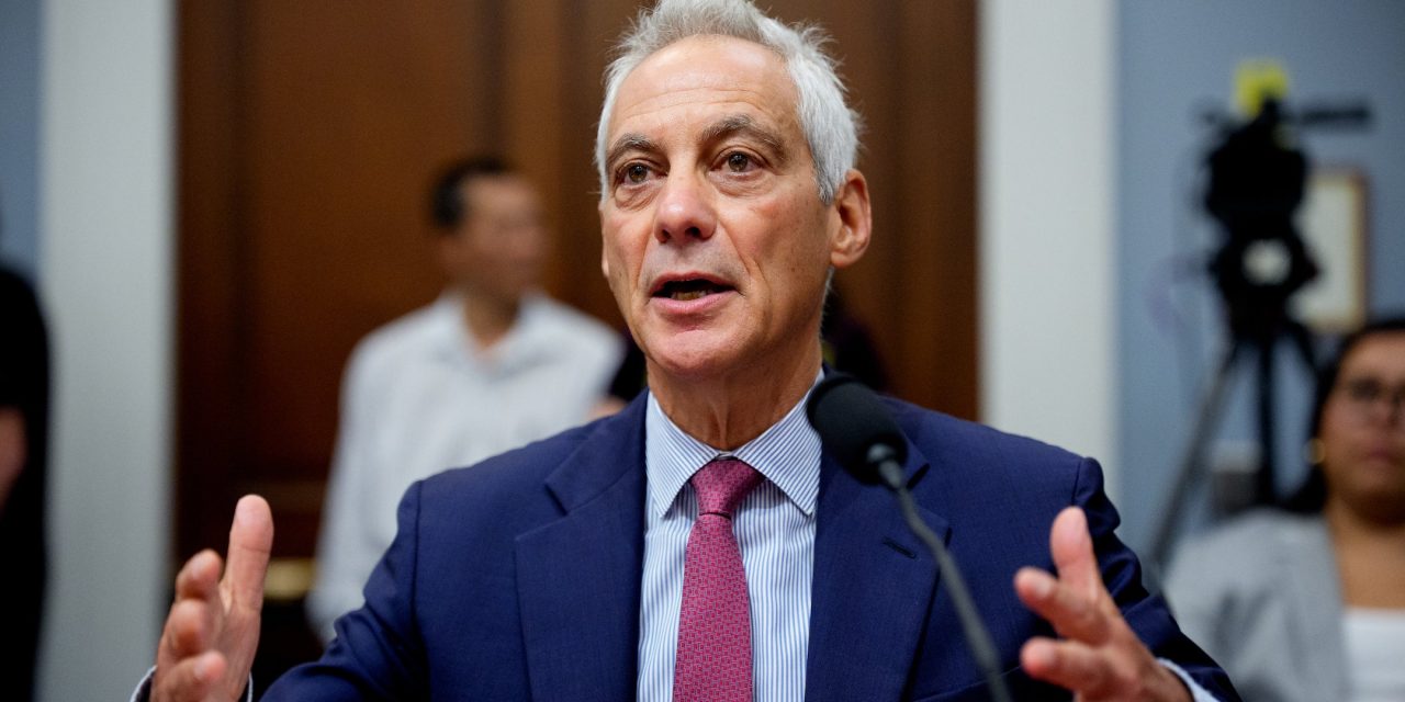 Rahm Emanuel: Pursuit of Greater Israel as ‘fanatical’ as the chant ‘from the river to the sea’