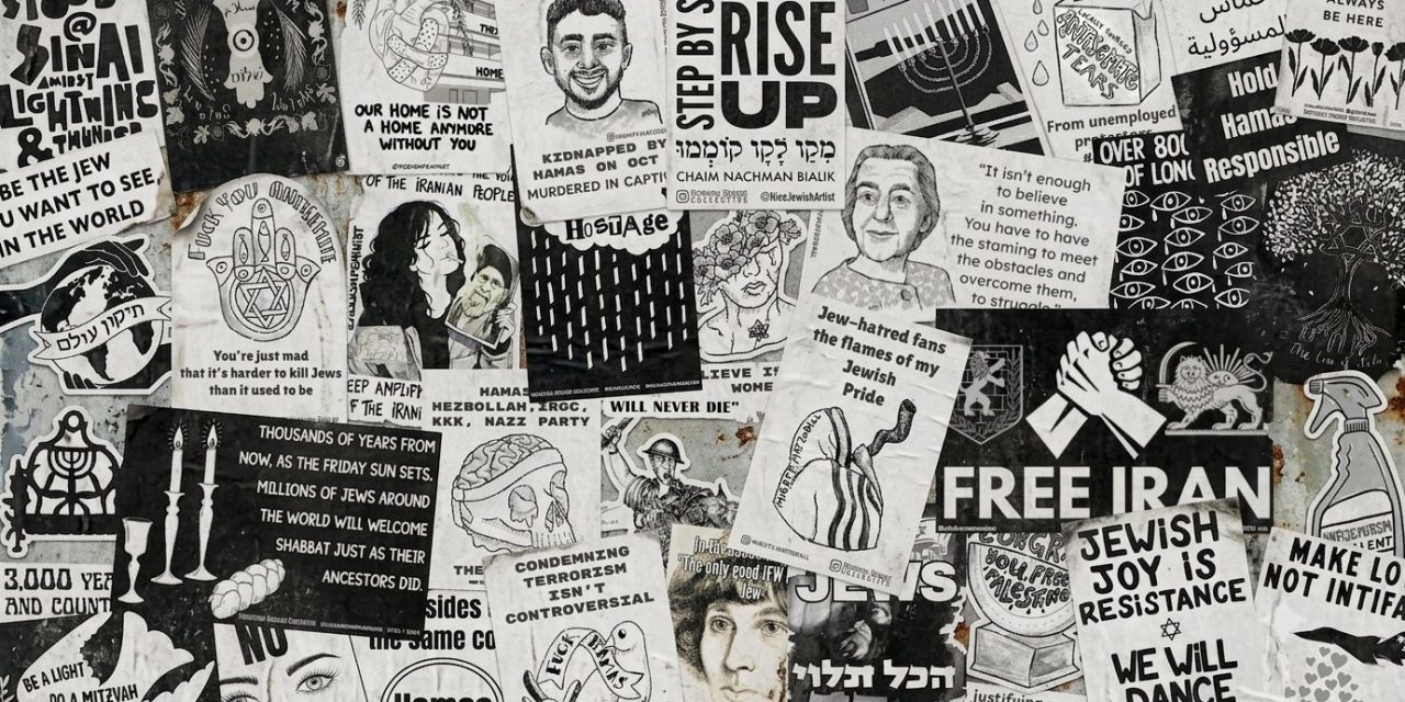 NYC teens turn stickers into a new form of Jewish activism