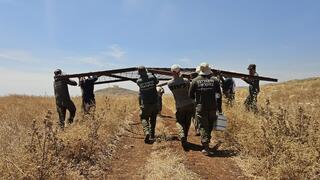 ‘We got on the last truck out of Gaza, and went straight down to the fields of the Jordan Valley’
