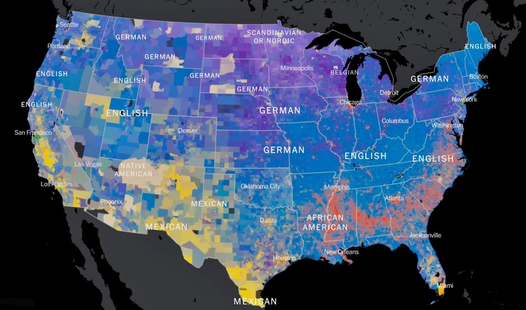 A New York Times map tells America’s immigration story. So where are the Jews?