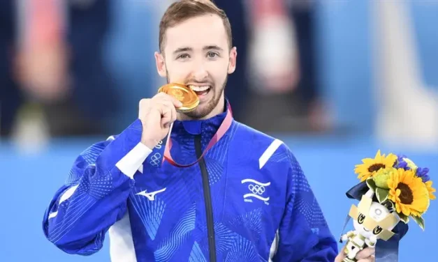 Israel’s Artem Dolgopyat wins third European title in floor exercise