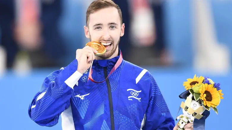 Israel’s Artem Dolgopyat wins third European title in floor exercise